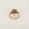 53 Bague en or jaune, saphir : 2 carats et perles blanches de semences 58 Facettes DV31672-4