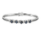 Bracelet en or blanc, saphirs : 1,5 carat et diamants : 0,60 carat 58 Facettes DV32533-4