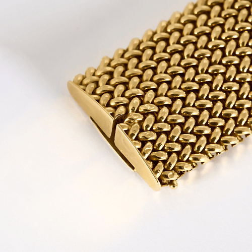 UnoAErre Bracelet maille milanaise or jaune 58 Facettes DV32324-2