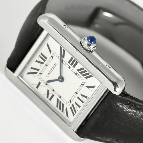 Cartier Montre Tank Solo en acier 58 Facettes DV32020-1