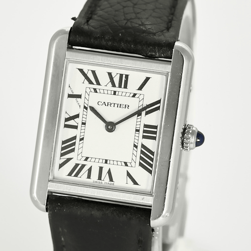 Cartier Montre Tank Solo en acier 58 Facettes DV32020-1