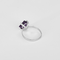 55 Élégante bague en or blanc, améthyste : 1,45 carat et diamants : 0,04 carat 58 Facettes DV31450-43