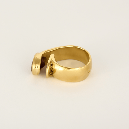 50.5 Other Bague en Or jaune 18k Rubellite  and Diamant 58 Facettes DV32445-1