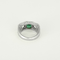 Bague Platine Diamant and Emeraude