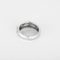 Bague 53 Bague jonc bombé en or blanc et diamants 58 Facettes DV0665-11