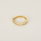 54 Demie alliance en or jaune et diamants de taille brillant 58 Facettes DV26158-24