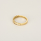 54 Demie alliance en or jaune et diamants de taille brillant 58 Facettes DV26158-24