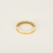 54 Demie alliance en or jaune et diamants de taille brillant 58 Facettes DV26158-24