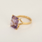 Bague 60 Bague cocktail en or jaune et améthyste 58 Facettes DV32608-1