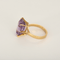 Bague 60 Bague cocktail en or jaune et améthyste 58 Facettes DV32608-1
