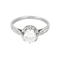 49 Bague Solitaire en platine, diamants : 0,70 carat au total 58 Facettes DV26158-20