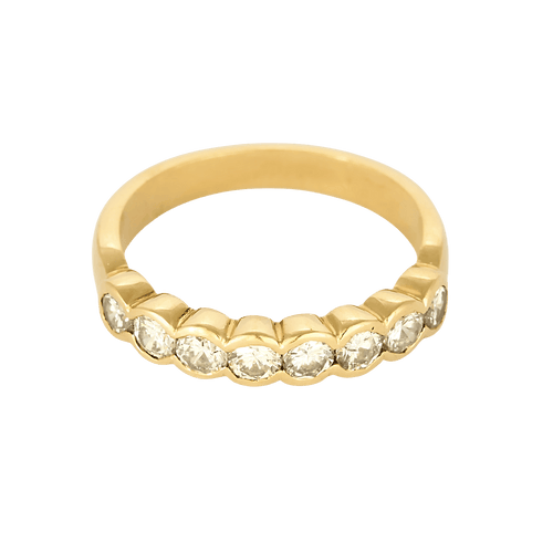 53 Bague en Or jaune 18k Diamant 58 Facettes DV26158-25