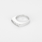 53 Bague en or blanc, et diamants de taille princesse : 0,50 carat 58 Facettes DV0665-10