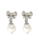 Boucles d'oreilles en or blanc, perles de cultures et diamants : 0,80 carat 58 Facettes DV31450-48