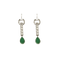 Boucles d'oreilles Platine Emeraude and Diamant 58 Facettes DV26158-18