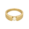 52 Élégante bague jonc en or jaune et diamants : 0,45 carat 58 Facettes DV32524-1