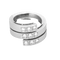 53 Cartier - Tectonique - Bague en or gris et diamants 58 Facettes DV32634-1