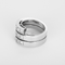 53 Cartier - Tectonique - Bague en or gris et diamants 58 Facettes DV32634-1