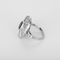 54 Bague en Or blanc 18k Emeraude and Diamant 58 Facettes DV26158-17
