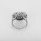 54 Bague en Or blanc 18k Emeraude and Diamant 58 Facettes DV26158-17