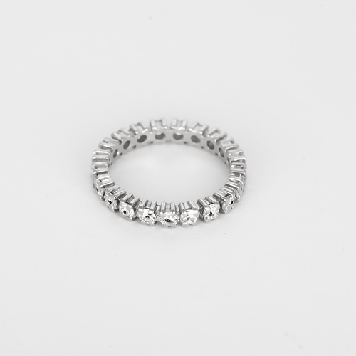 51 Alliance américaine en or blanc, diamants 58 Facettes DV26158-31