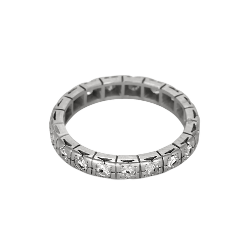 52 Alliance américaine en or blanc, diamants 58 Facettes DV26158-32