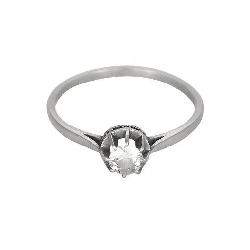 Bague 59 Élégante bague Solitaire en platine et diamant : 0,30 carat 58 Facettes DV31450-42