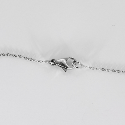 Élégant collier en or blanc et diamants : 1,20 carat 58 Facettes DV32552-1