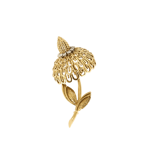 Broche Broche Or jaune 18k et Platine Diamant 58 Facettes DV0176-2