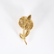 Broche Or jaune 18k et Platine Diamant 58 Facettes DV0176-2