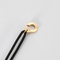 Dinh Van - Bracelet Menottes R10 en or rose et cordon noir 58 Facettes DV32736-2