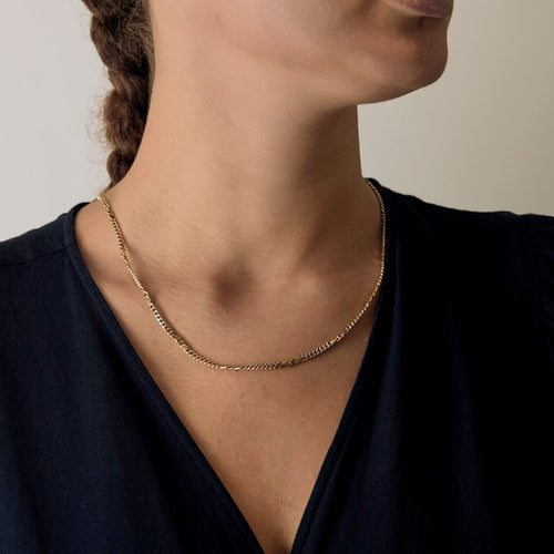 Collier en Or jaune 18k 58 Facettes DV32806-3