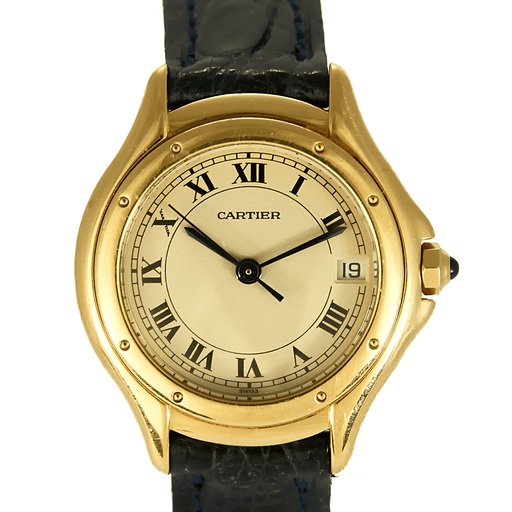 Cartier - Montre Cougar en or jaune 58 Facettes DV23242-9