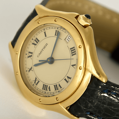 Cartier - Montre Cougar en or jaune 58 Facettes DV23242-9