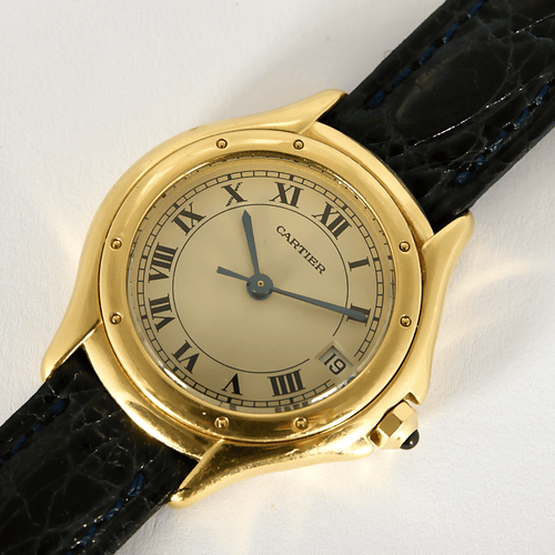 Cartier - Montre Cougar en or jaune 58 Facettes DV23242-9