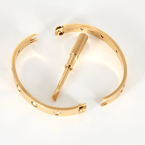 Cartier- Bracelet LOVE, modèle classique, 10 diamants 58 Facettes DV16942-2