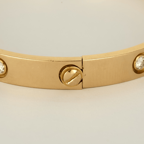 Cartier- Bracelet LOVE, modèle classique, 10 diamants 58 Facettes DV16942-2