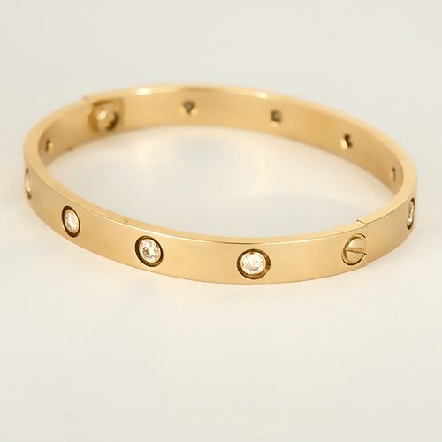 Cartier- Bracelet LOVE, modèle classique, 10 diamants 58 Facettes DV16942-2