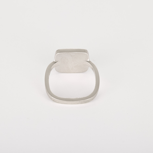 50.5 Dinh Van - Impression - Bague en or blanc et nacre 58 Facettes DV32883-1