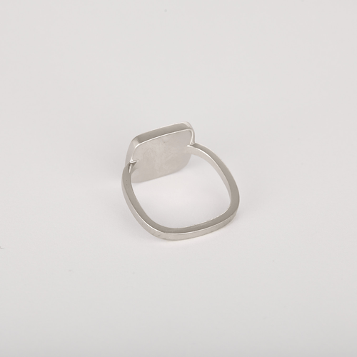 50.5 Dinh Van - Impression - Bague en or blanc et nacre 58 Facettes DV32883-1
