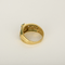 Bague en Or jaune 18k Emeraude