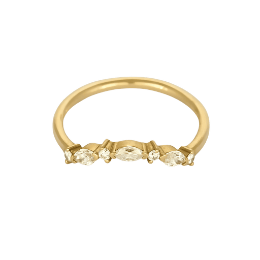 Bague 53 Élégante alliance en or jaune et diamants 58 Facettes DV11476-8