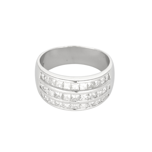 Bague en Or blanc 18k Diamant