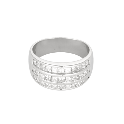 54 Bague en Or blanc 18k Diamant 58 Facettes DV32729-8