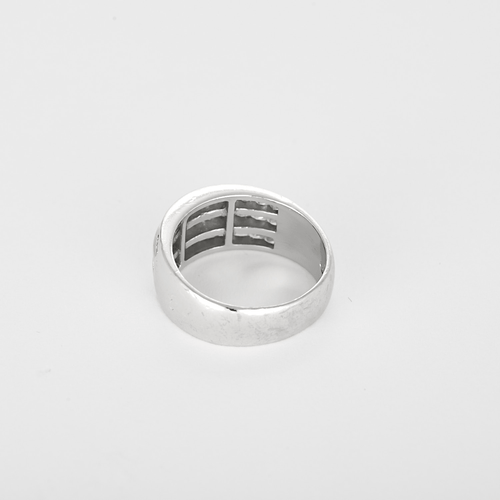 54 Bague en Or blanc 18k Diamant 58 Facettes DV32729-8
