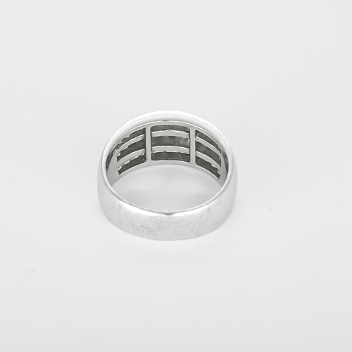 54 Bague en Or blanc 18k Diamant 58 Facettes DV32729-8
