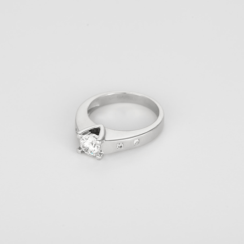 Bague 52 Bague en Or blanc 18k Diamant 58 Facettes DV26158-15