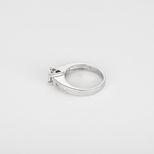 Bague 52 Bague en Or blanc 18k Diamant 58 Facettes DV26158-15