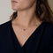 Collier Délicat collier en or blanc, saphir et diamants 58 Facettes DV32403-1
