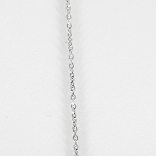 Collier Délicat collier en or blanc, saphir et diamants 58 Facettes DV32403-1